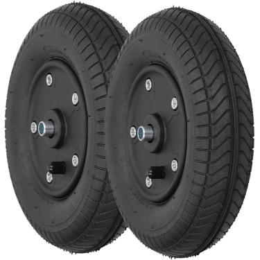 Imagem de Conjunto de roda dianteira para cadeira de rodas 8ih (2), rodízios pneumáticos antiderrapantes 200 × 50, peças de reposição para cadeiras de rodas elétricas deficientes, rolamento 5/16" (8 m