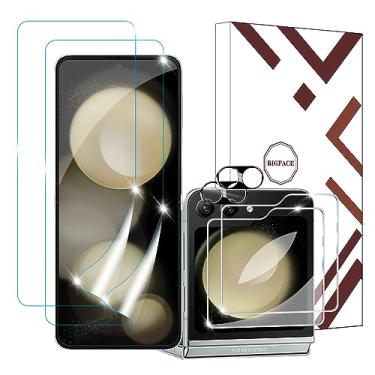 Imagem de Película protetora de tela LG V60 ThinQ + protetores de lente de câmera da BIGFACE, [2 + 2 unidades] de vidro temperado de , dureza 9H, precisão de toque 3D, filme antibolhas e antirriscos