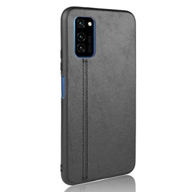 Imagem de Capa para celular Huawei Honor V30 Pro Proteção robusta 360° Capa de couro liso para Huawei Honor V30 Pro