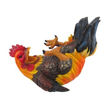 Imagem de Suporte de garrafa de vinho Happy Feet Rooster