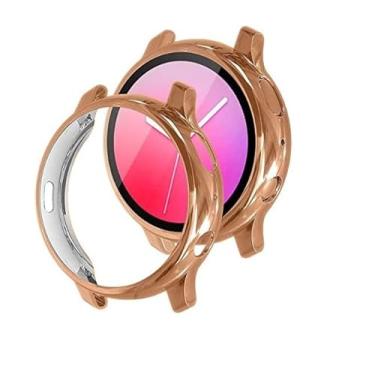 Imagem de Nandos-Store - Capa Bumper Case compativel com Samsung Galaxy Atvice 1 active 2 Watch 3 watch 4 watch 5 (Rose Gold, Galaxy Watch 5-40mm)