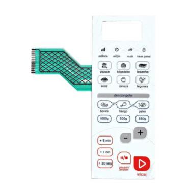 Imagem de Membrana teclado Para Microondas Brastemp Bms 26 Ab Branca - TND