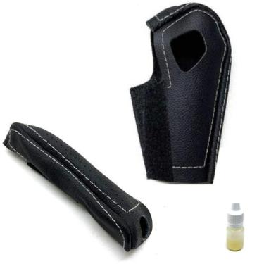 Imagem de Capas material sintético manopla câmbio automático e freio de mão Chev