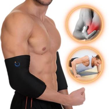 Imagem de Cotoveleira Ortopédica Ajustável Epicondilite Academia P - Ideal Produ