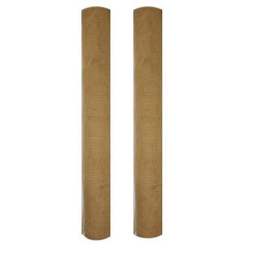 Imagem de Kit Tela Decorativa Natal Fita Gigante 52cm x 5 metros Bege Natural 2 