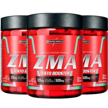 Imagem de Zma Testo Booster 60 Caps Integralmedica Kit 3 Potes