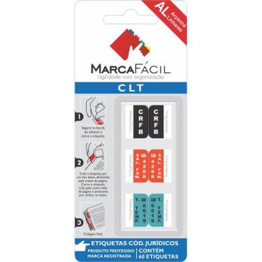 Imagem de Etiquetas Vade Mecum E Clt Cers - Matérias - Marca Fácil, CLT