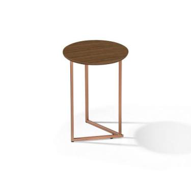 Imagem de Mesa De Canto Industrial Para Sala De Estar Jade Lançamento - DTH