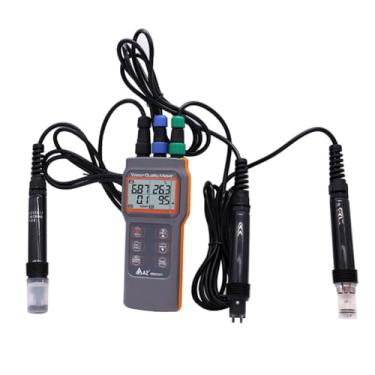 Imagem de HOJILA AZ86031 Medidor digital de qualidade da água, medidor de pH 6 em 1/TDS/DO/EC/sal/temperatura, testador profissional de água para água potável, piscina, aquários etc