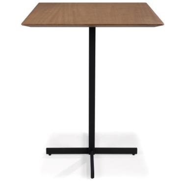 Imagem de Mesa Bistrô Bromélia em Aço Carbono Preto - Drop mobiliário