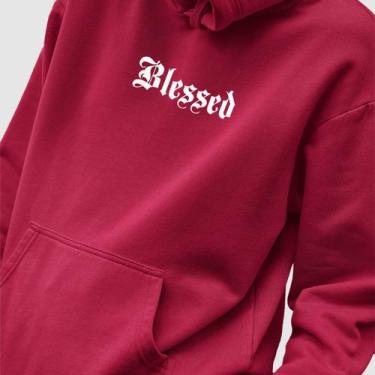 Imagem de Blusa Moletom Genuine Grit Masculino Estampado Algodão 30.1 Blessed, V