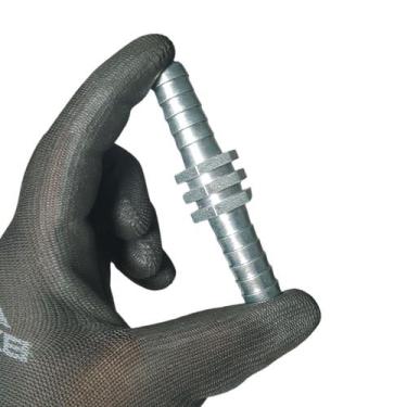 Imagem de União Emenda Reta Alumínio Com Canal Para Mangueira 1/2 Polegada Londr