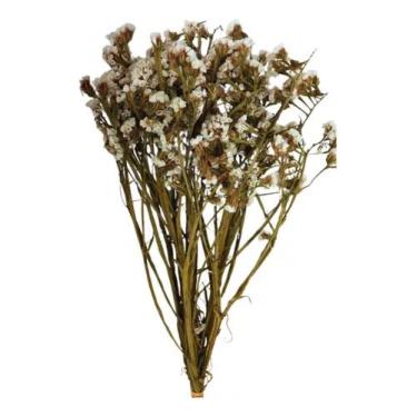 Imagem de Buquê Estatice Flor Branca Decoração Desidratado Seco Arranjo - FLORA 