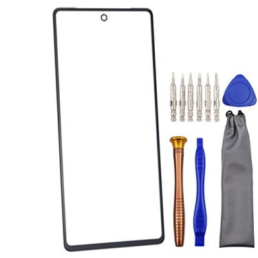 Imagem de Substituição de tela de vidro frontal para Google Pixel 7 GVU6C Preto 16.0 cm