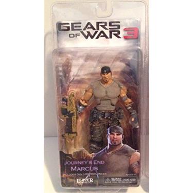 Imagem de Gears of War 3 Series 3 Action Figure Journeys End Marcus Fenix Gold Retro Lancer
