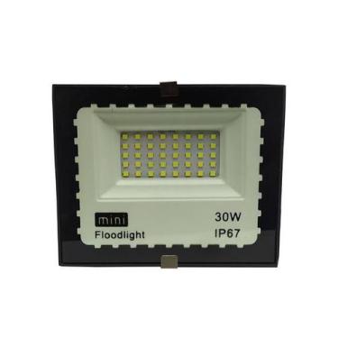 Imagem de Refletor 30W LED SMD Slim Mini Holofote Branco Frio IP67 Bivolt - LED 