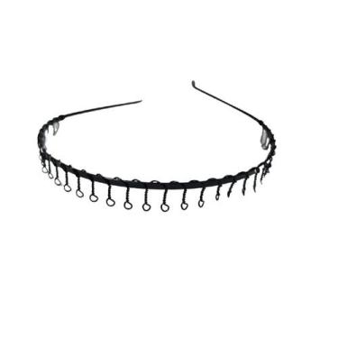 Imagem de 1 Tiara De Ferro Arco Metal Preto 14cm Masculino/ feminino - Lynx prod
