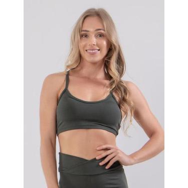 Imagem de Top Fitness Alça Fina Nadador Poliéster Liso Academia Treino RLC Modas