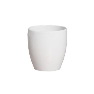 Imagem de Cachepot Decorativo em Cerâmica Home Modelo Crisântemo Branco - Sara D