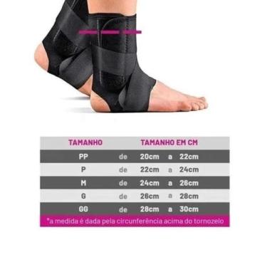 Imagem de Estabilizador de Tornozelo Hidroligh Neoprene Bilateral Preto - Hidrol