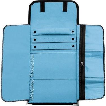 Imagem de Mostruário Médio Misto Pasta Porta Joias Bijuterias Pano Aveludado Gua