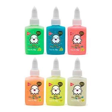 Imagem de Cola Glitter Super Glow - 36g - Cores Sortidas - 12 Unidades - Tris