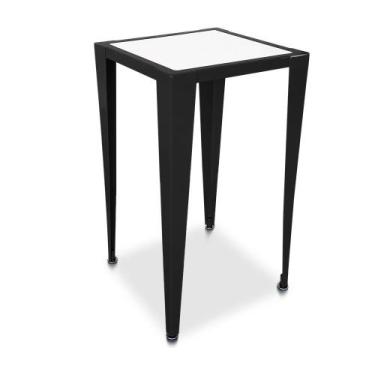 Imagem de Banco Baixo Lyon Para Cozinha Bar Restaurante Em Aço - Genus Móveis, P