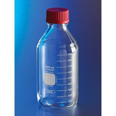 Imagem de Corning Garrafa de mídia Pyrex 1395-5LHTC com tampa PBT de alta temperatura, capacidade de 5 L