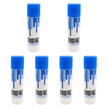 Imagem de shamjina Marcador de identificação de gado, giz de cera para inoculação de animais molhados ou secos, porco, gado, vaca, ovelha, 6 Peças Azul