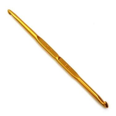 Imagem de Agulha para Crochê Dourada Ponta Dupla Tulip, 4,00 - 5,00MM