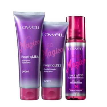 Imagem de Lowell Liso Mágico Keeping Liss Shampoo+Condicionador+Fluido Termoativo