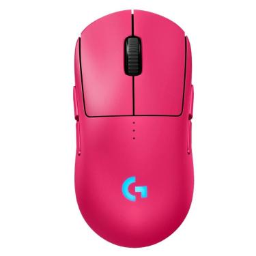 Imagem de Mouse Gamer Sem Fio Logitech PRO 2 LightSpeed Rosa - 910-007308