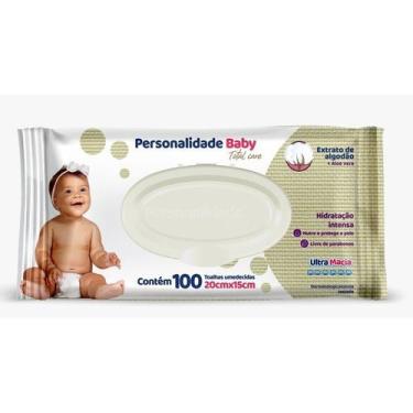 Imagem de Lenço Umedecido Infantil Personalidade Baby com 100 unidades