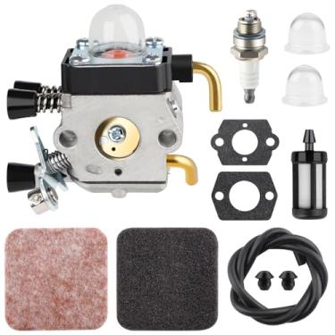Imagem de HUSWELL FS85R FS80 Carburador para Stihl FS80R FS85 FS72 FS76 FS74 FS75 FS 80 FS 85 Kit de ajuste HS74 HS80 HS75 HS85 HS85 Peças de aparador de sebes KM85 HT75 FC75 KM85R Filtro de ar Kit de