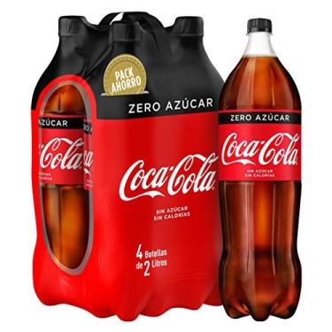Imagem de COCA COLA zero pack 4 garrafas 2 lt