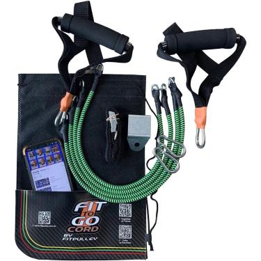 Imagem de Extensores Elásticos Revestido Exercícios Fittogo Cord 40kg-Unissex