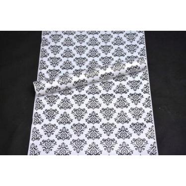 Imagem de Papel Adesivo Contact De Parede Arabesco Preto 45 Cm X 5 Metros - Fili