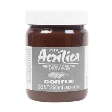 Imagem de Tinta Acrílica 250ml G1 118 Sépia Corfix, 118 - SEPIA