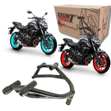 Imagem de Protetor Motor Carenagem Stunt Race Mt07 Preto Brilho 2016 a 2025