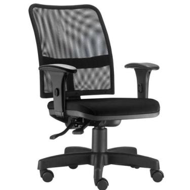 Imagem de Cadeira life tela vitorino com assento executivo c/ costura - MOVEIS V