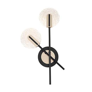 Imagem de Luminária de parede LED ajustável pós-moderna, luminária de parede geométrica para decoração de sala de estar, luminárias de parede nórdicas para quarto, corredor, escada, decoração de pared