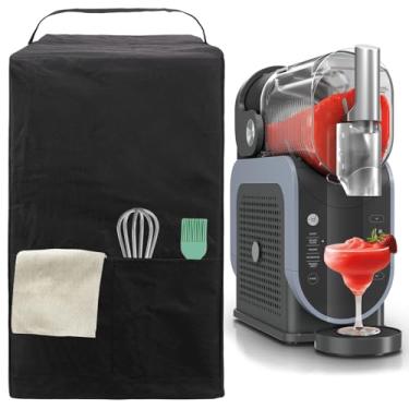 Imagem de Linkidea Capa contra poeira para máquina de sorvete, capa resistente à prova d'água para máquina de sorvete de tecido Oxford compatível com Ninja FS301 (preto)