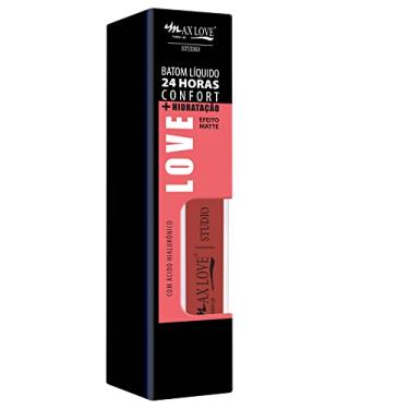 Imagem de Batom Líquido Max Love 24H Confort - Cor 736 - Matte, Longa Duração, Não Transfere, Secagem Rápida, Custo-Benefício Excelente