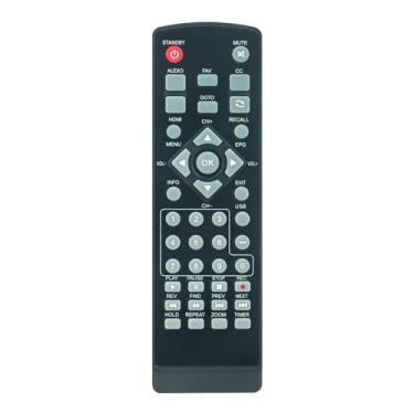 Imagem de Allimity Controle remoto AT103B compatível com caixa conversor digital Ematic