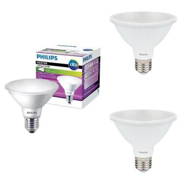 Imagem de 3 Lâmpadas Led 9,5w PAR30 25 Philips 2700k Quente Bivolt