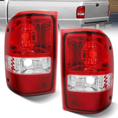 Imagem de Bincmay Conjunto de luzes traseiras adequado para 01-11 2001-2011 Ranger lâmpada traseira 01 02 03 04 05 06 07 08 09 10 11 Ranger lanterna traseira substituição lado motorista e passageiro