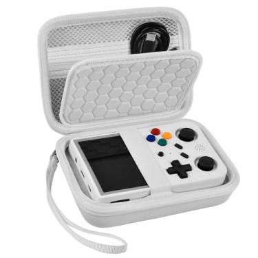 Imagem de PAIYULE Travel Case Compatible with RG353V/ RG353VS/ R36S Retro Handheld Game Console, Handheld Emulator Storage Holder Organizer, Android Game Console Carrying Bag (Box Only) (White)