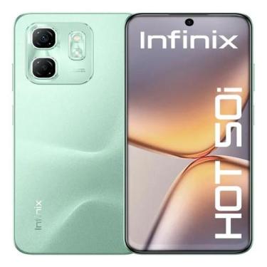 Imagem de Smartphone Infinix Hot 50i 256 GB, 8 GB RAM, Tela 6,7 polegadas 120Hz,