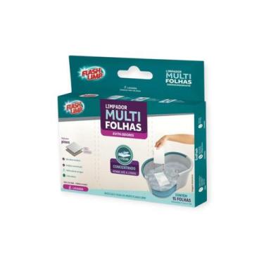 Imagem de Limpador Multi Folhas Evita Odores 15fls Lavanda - FlashLimp