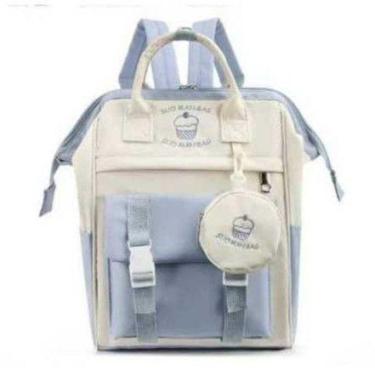 Imagem de Mochila Feminina Tecido impermeável multiuso com vários bolsos - NoBra